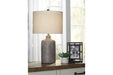 Linus Antique Black Table Lamp - L117964 - Gate Furniture