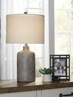 Linus Antique Black Table Lamp - L117964 - Gate Furniture