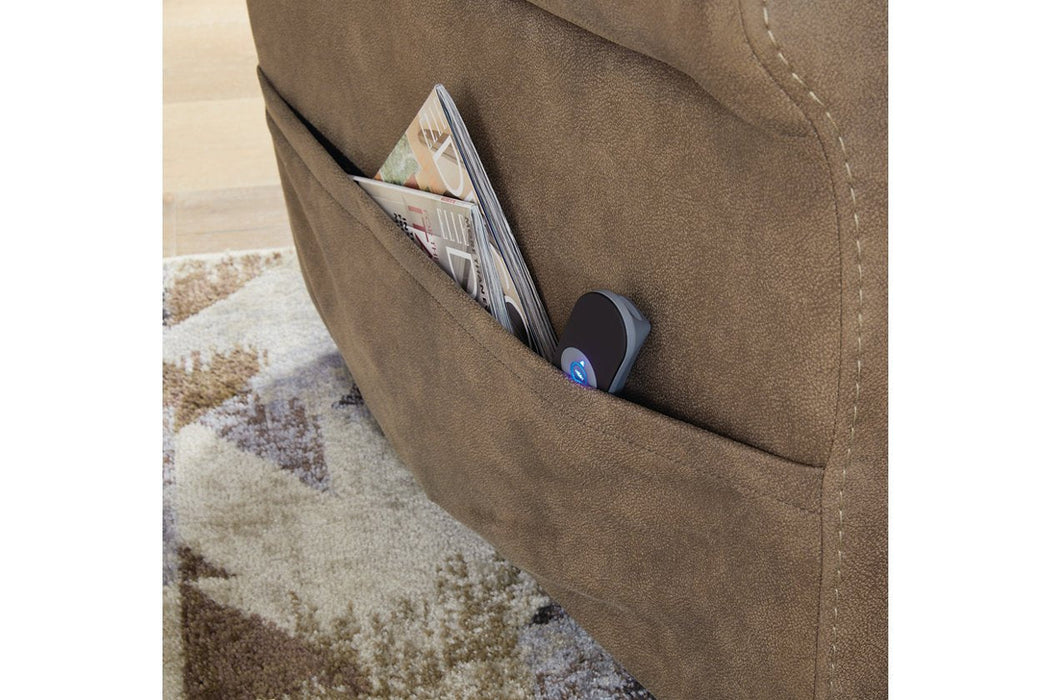 Lorreze Driftwood Power Lift Recliner - 8530612 - Gate Furniture