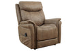 Lorreze Driftwood Power Lift Recliner - 8530612 - Gate Furniture