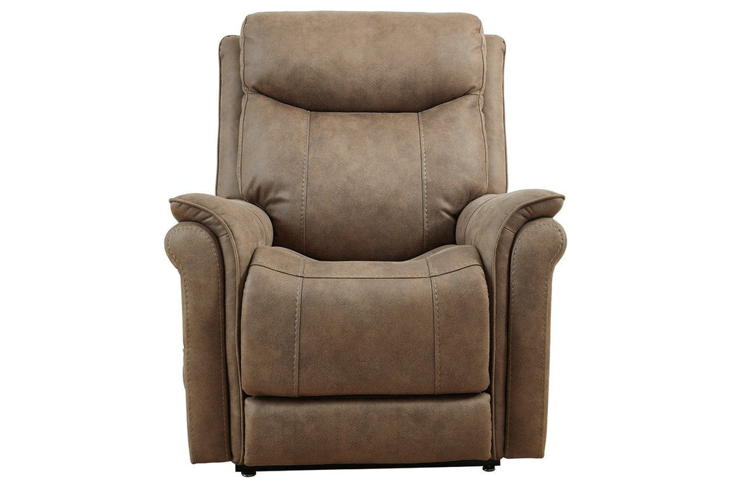 Lorreze Driftwood Power Lift Recliner - 8530612 - Gate Furniture