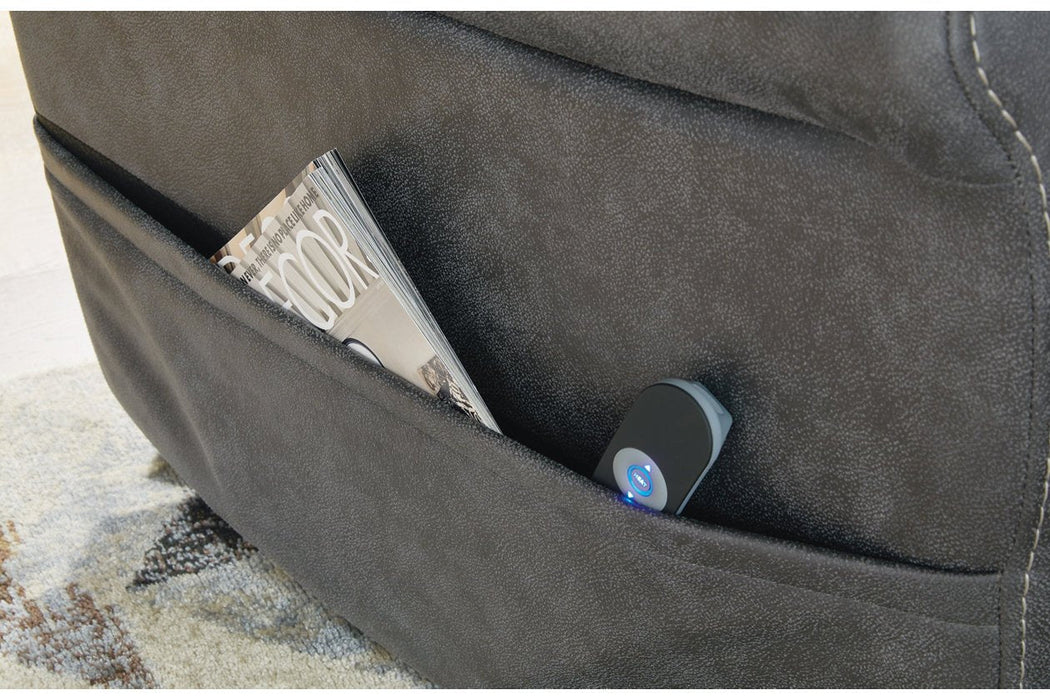 Lorreze Steel Power Lift Recliner - 8530512 - Gate Furniture