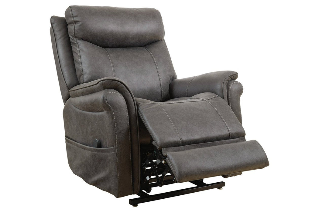 Lorreze Steel Power Lift Recliner - 8530512 - Gate Furniture