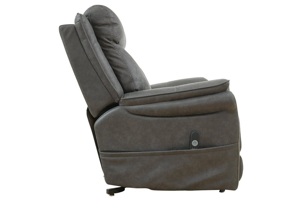 Lorreze Steel Power Lift Recliner - 8530512 - Gate Furniture