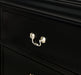  Louis Philip Black Sleigh Bedroom Set - Gate Furniture