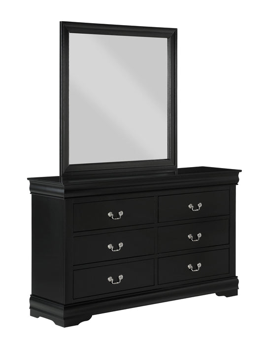 Â Louis Philip Black Youth Sleigh Bedroom Set - Gate Furniture