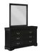 Â Louis Philip Black Youth Sleigh Bedroom Set - Gate Furniture
