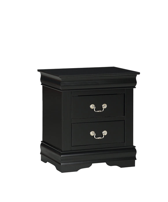 Â Louis Philip Black Youth Sleigh Bedroom Set - Gate Furniture