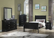 Â Louis Philip Black Youth Sleigh Bedroom Set - Gate Furniture