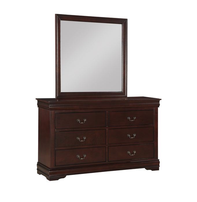 Louis Philip Cherry Mirror - B3850-11 - Gate Furniture