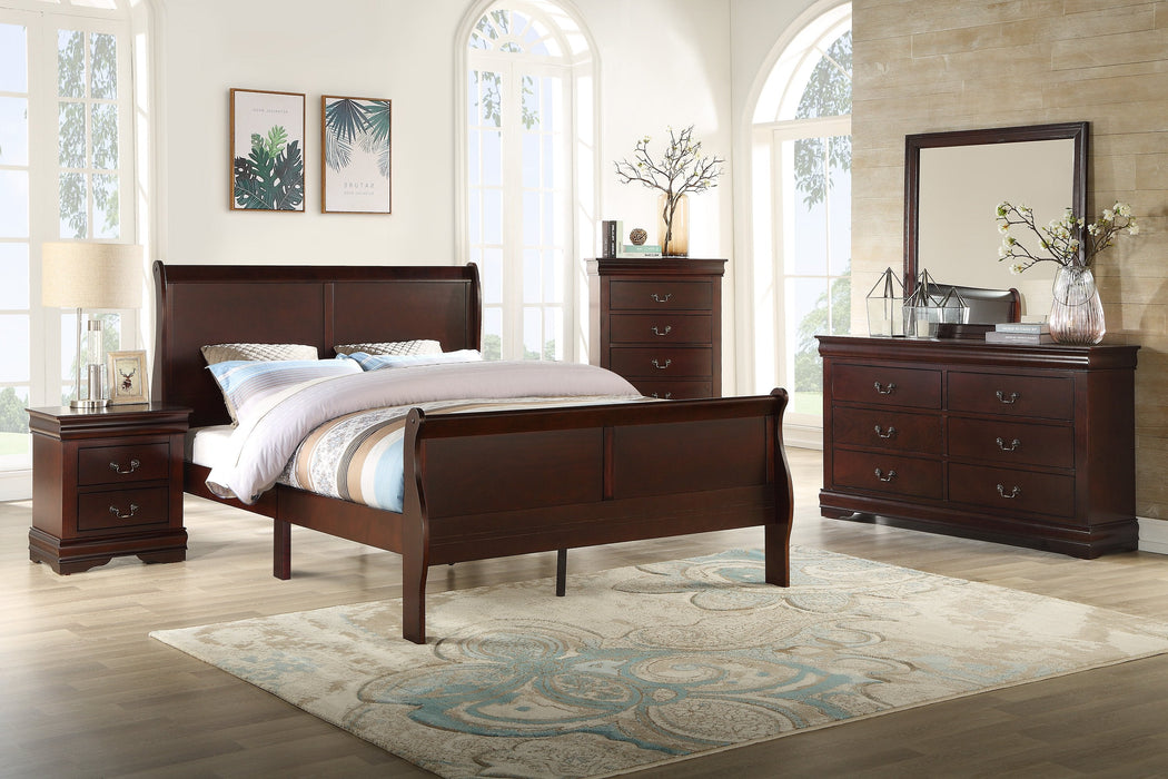 Louis Philip Cherry Mirror - B3850-11 - Gate Furniture