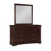  Louis Philip Cherry Sleigh Bedroom Set - Gate Furniture