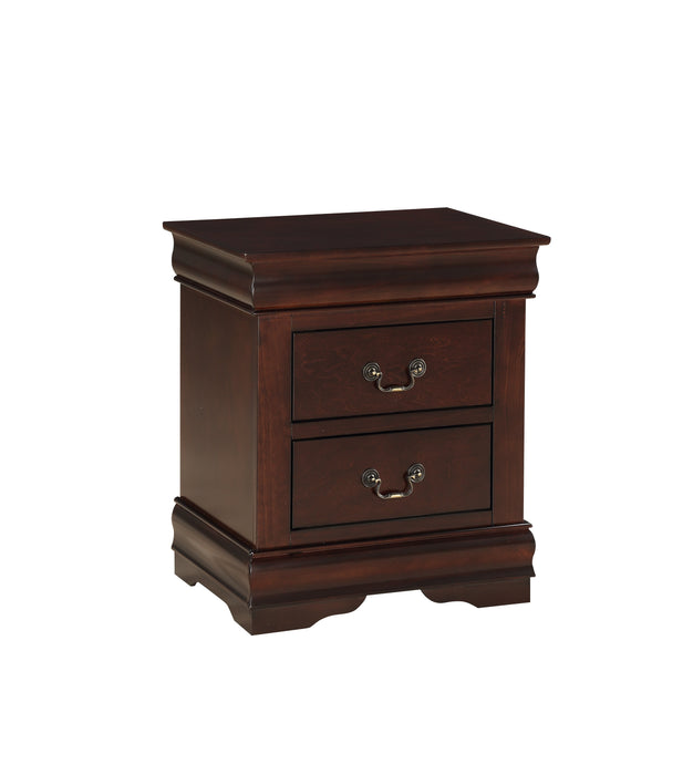  Louis Philip Cherry Sleigh Bedroom Set - Gate Furniture