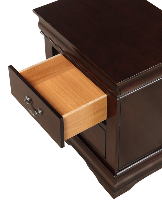  Louis Philip Cherry Sleigh Bedroom Set - Gate Furniture