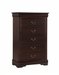  Louis Philip Cherry Sleigh Bedroom Set - Gate Furniture