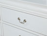 Louis Philip White Sleigh Bedroom Set - Gate Furniture