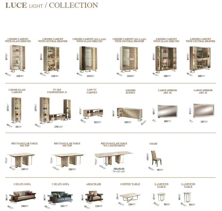 Luce Dining Room Set - Gate Furniture