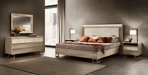 Luce Light Bedroom W/ Light Set - Gate Furniture