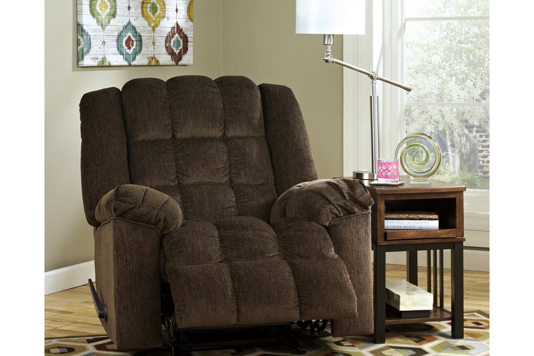 Ludden Cocoa Recliner - 8110425 - Gate Furniture