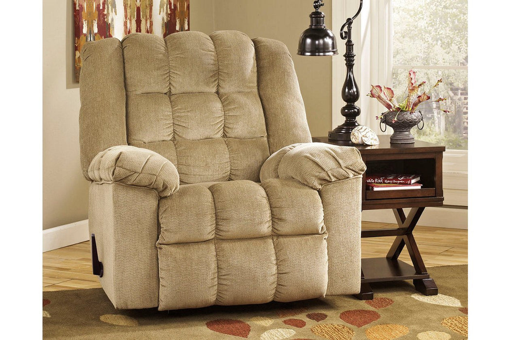 Ludden Sand Recliner - 8110325 - Gate Furniture