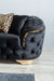 Lupino Black Velvet Sofa & Loveseat - LUPINOBLACK-SL - Gate Furniture