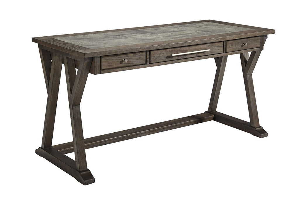Luxenford Grayish Brown 60" Home Office Desk - H741-44 - Gate Furniture