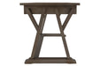 Luxenford Grayish Brown 60" Home Office Desk - H741-44 - Gate Furniture