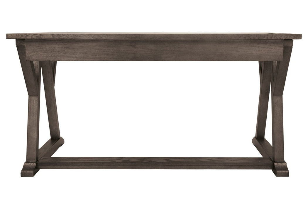 Luxenford Grayish Brown 60" Home Office Desk - H741-44 - Gate Furniture
