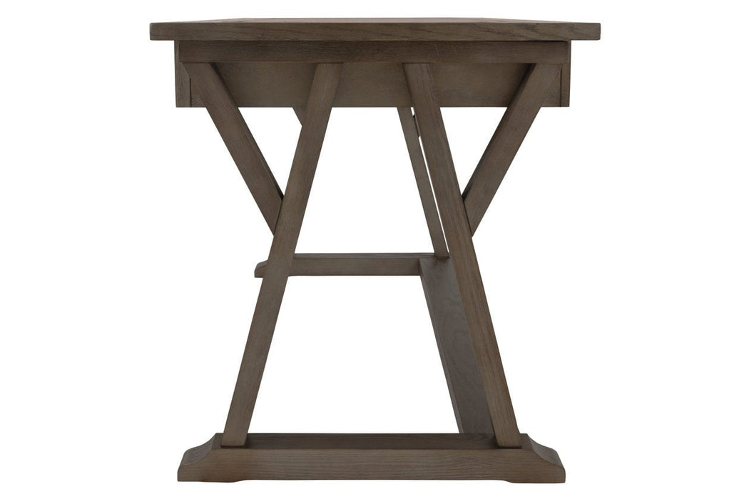 Luxenford Grayish Brown 60" Home Office Desk - H741-44 - Gate Furniture