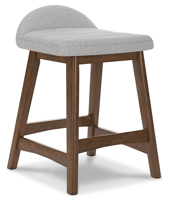 Lyncott Counter Height Bar Stool (Set of 2) - D615-124