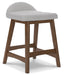 Lyncott Counter Height Bar Stool (Set of 2) - D615-124