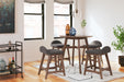 Lyncott Counter Height Bar Stool (Set of 2) - D615-224