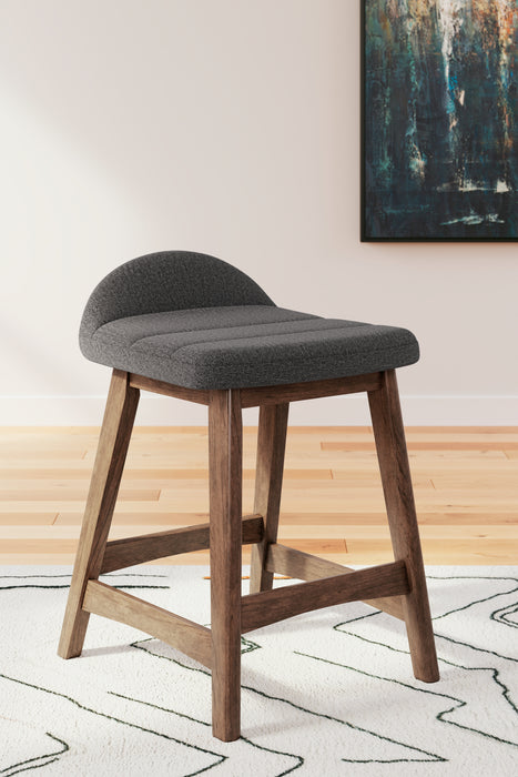 Lyncott Counter Height Bar Stool (Set of 2) - D615-224