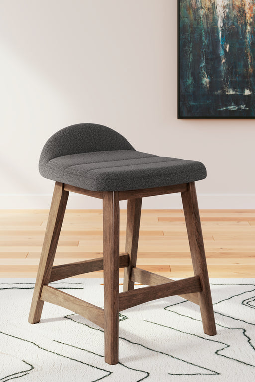 Lyncott Counter Height Bar Stool (Set of 2) - D615-224