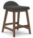 Lyncott Counter Height Bar Stool (Set of 2) - D615-224