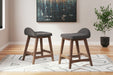 Lyncott Counter Height Bar Stool (Set of 2) - D615-224