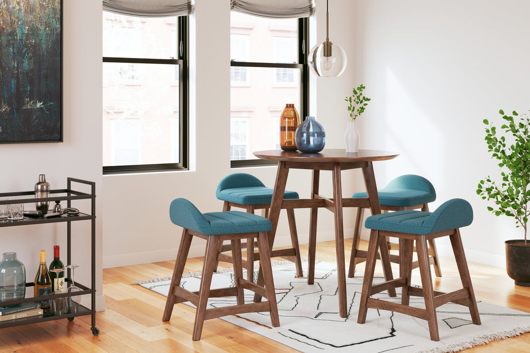 Lyncott Counter Height Bar Stool (Set of 2) - D615-324