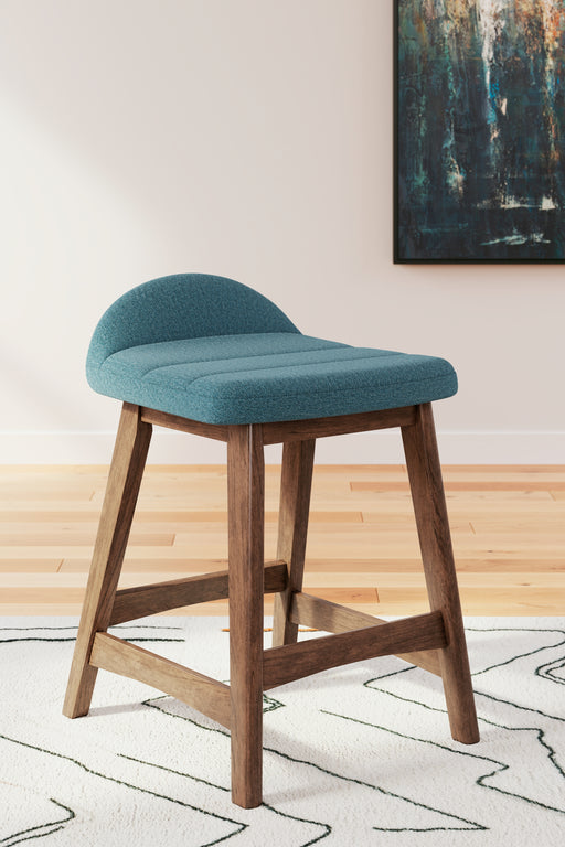 Lyncott Counter Height Bar Stool (Set of 2) - D615-324