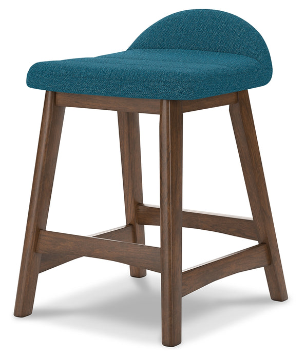 Lyncott Counter Height Bar Stool (Set of 2) - D615-324