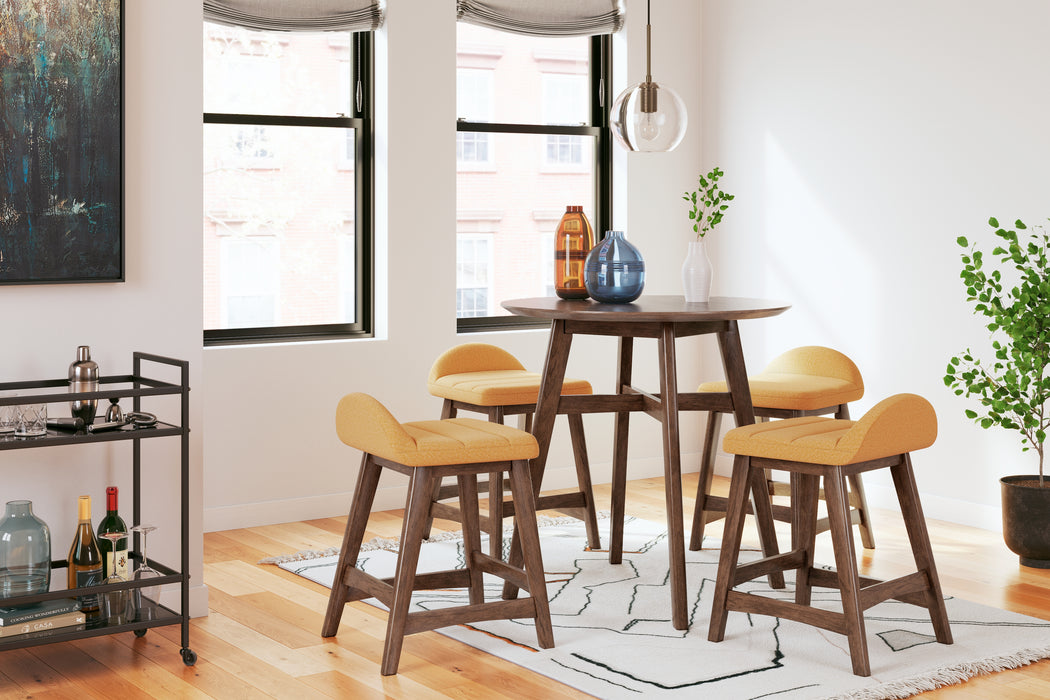 Lyncott Counter Height Bar Stool (Set of 2) - D615-424