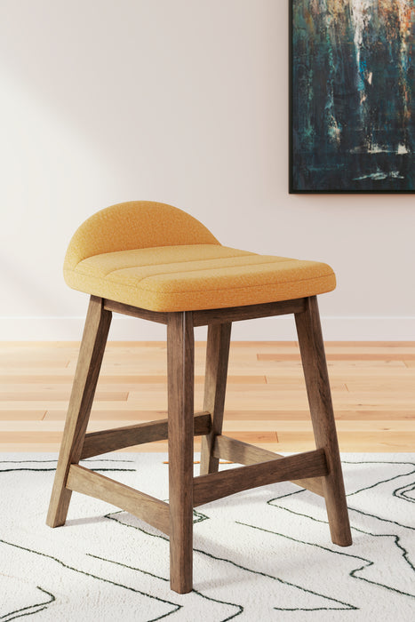 Lyncott Counter Height Bar Stool (Set of 2) - D615-424