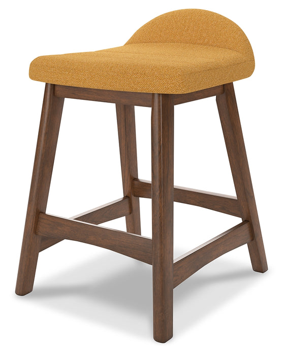 Lyncott Counter Height Bar Stool (Set of 2) - D615-424