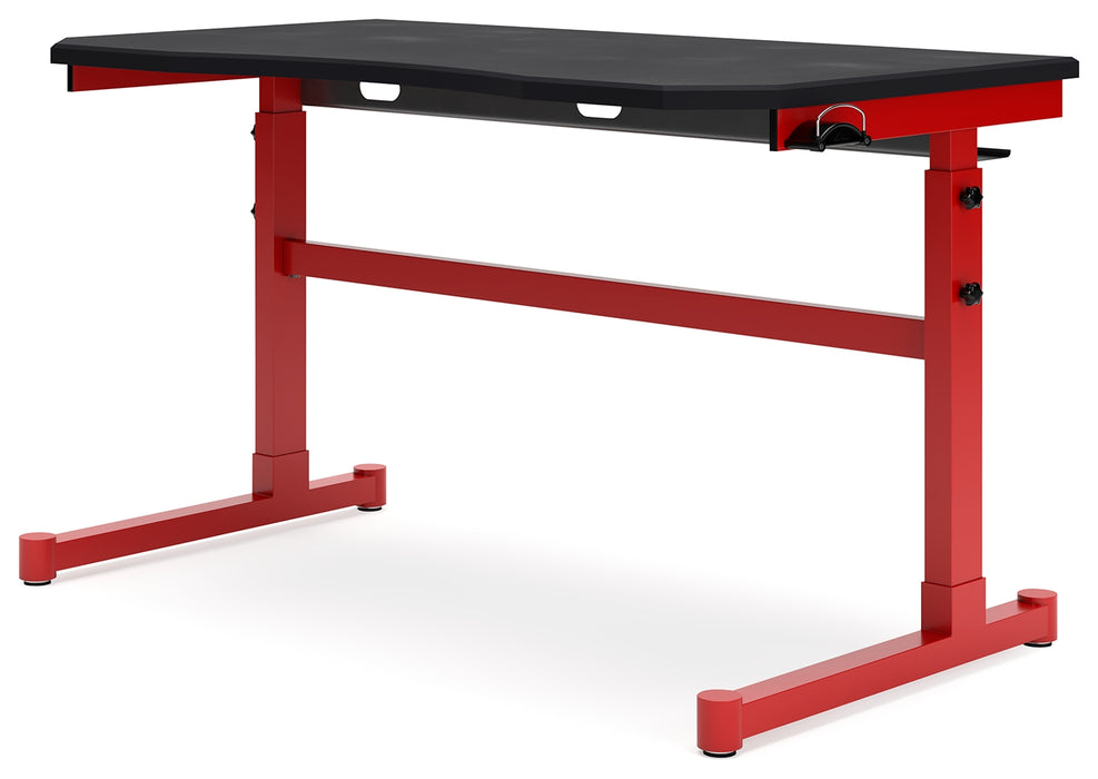 Lynxtyn Adjustable Height Home Office Desk - H400-411 - In Stock Furniture