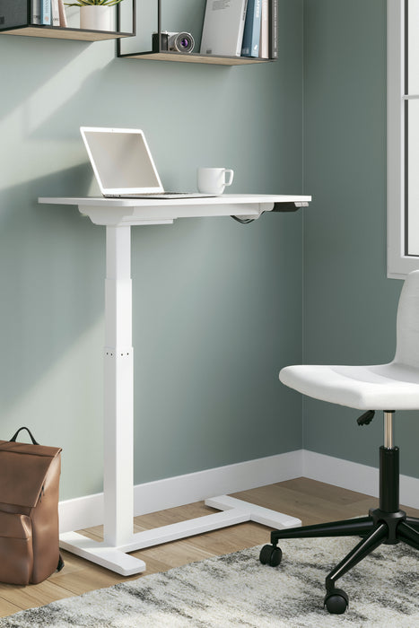 Lynxtyn Adjustable Height Home Office Side Desk - H400-212 - In Stock Furniture