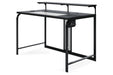 Lynxtyn Black 48" Home Office Desk - H400-110 - Gate Furniture