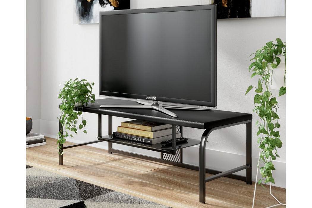 Lynxtyn Black 48" TV Stand - W400-110 - Gate Furniture