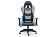 Lynxtyn Black/Gray Home Office Desk Chair - H400-09A - Gate Furniture