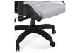 Lynxtyn White/Gray Home Office Desk Chair - H400-08A - Gate Furniture