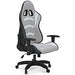 Lynxtyn White/Gray Home Office Desk Chair - H400-08A - Gate Furniture