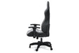 Lynxtyn White/Gray Home Office Desk Chair - H400-08A - Gate Furniture